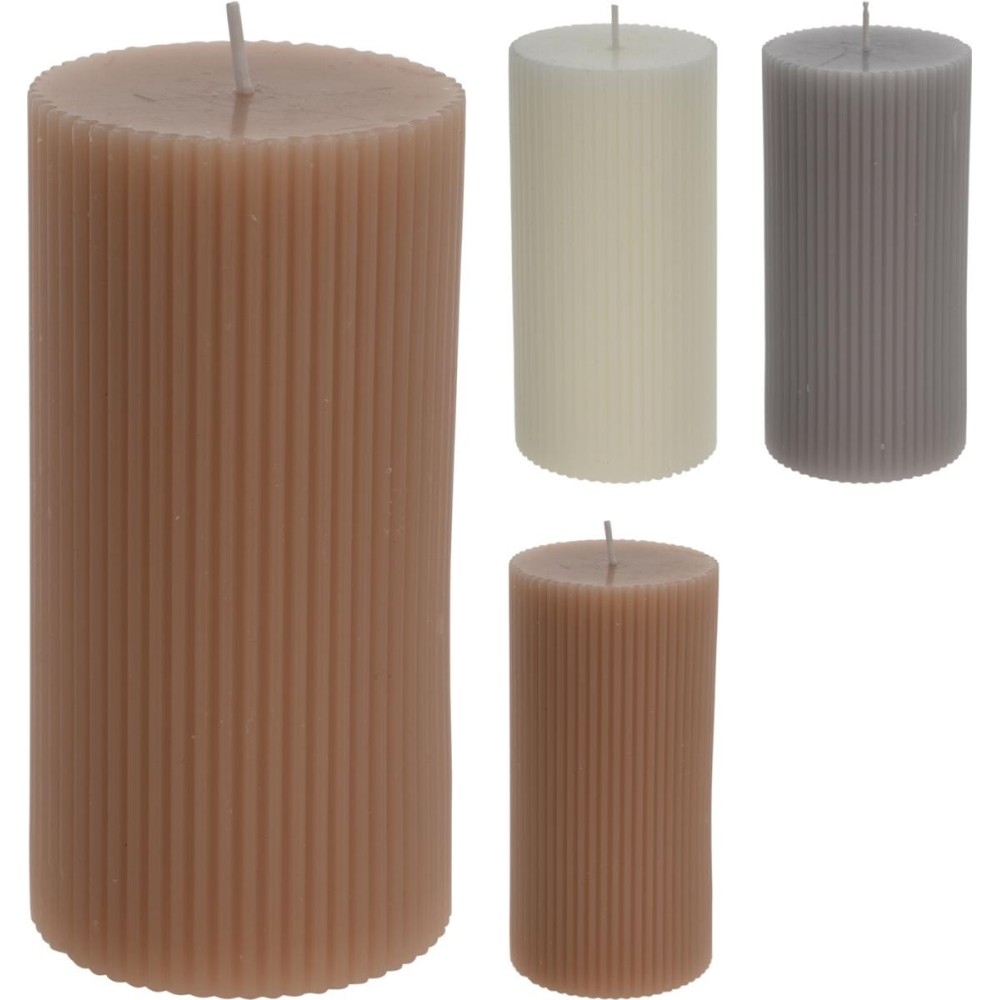 CANDELA 7X14CM RIGHE 4 ASSORTI